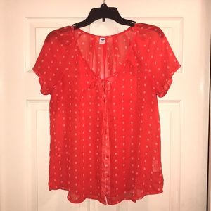 Short sleeve blouse